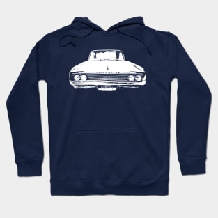 Oldsmobile Dynamic 88 1960s American classic car monoblock white Hoodie